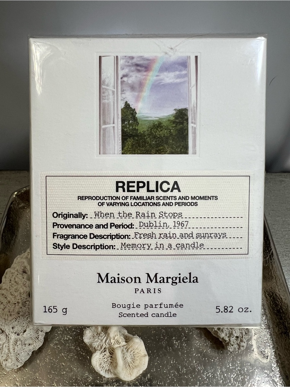 Sealed NIB Maison Margiela When The Rain Stops Candle Large Size 5.82 Oz